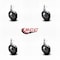 Service Caster 2.25 Inch Bright Chrome Soft Tread Ball Caster - 3/8 Inch Threaded Stem, 4PK SCC-TS01S214-DCR-BC-381634-4 - alternate 4